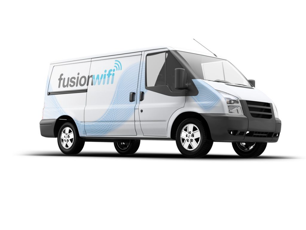 Fusion WiFi Installation Van